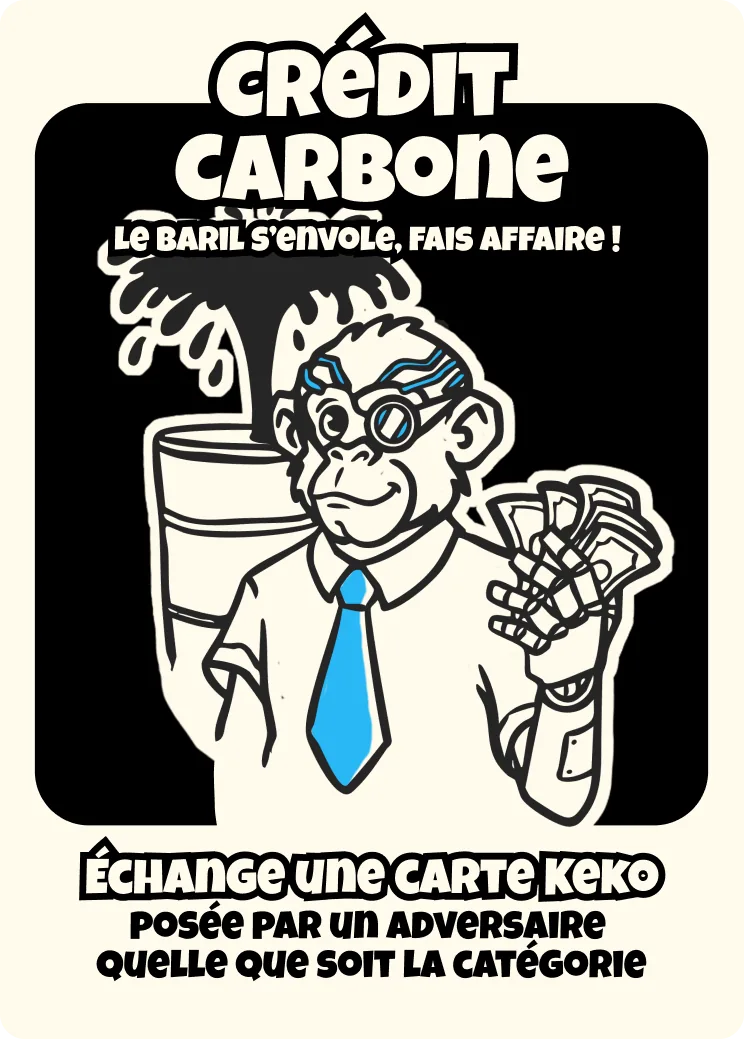 Carte action « Crédit Carbone »